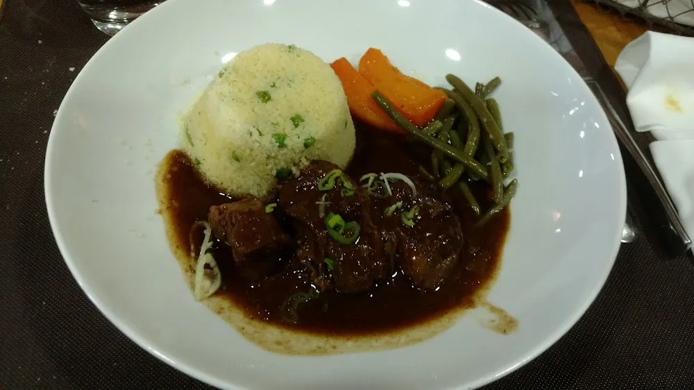 Viande Riz Et Légumes